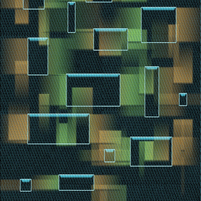 Patterned Midnight Gray Rug, pat2596lblu