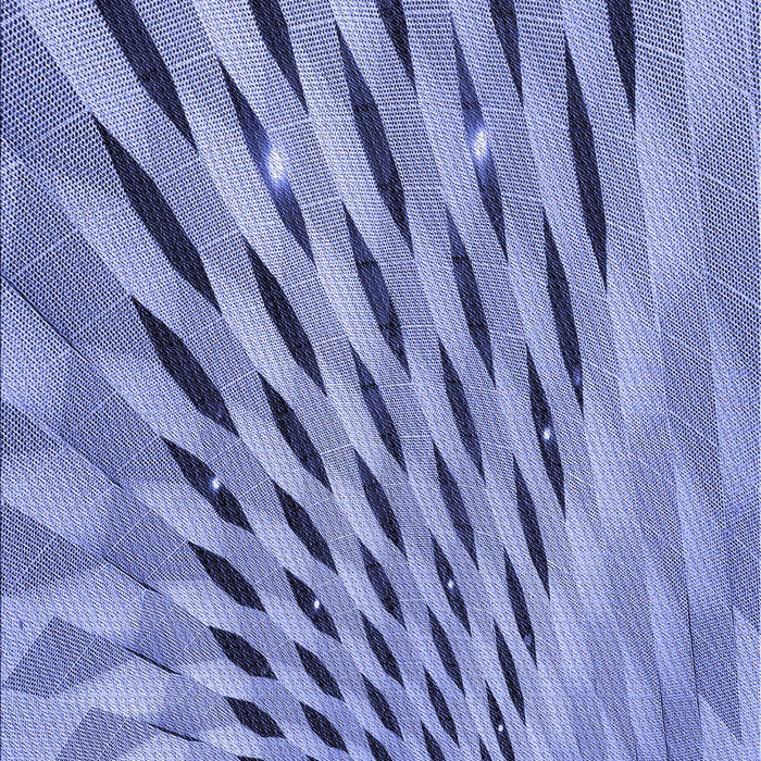 Patterned Jeans Blue Rug, pat2597blu