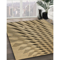 Patterned Red Brown Rug, pat2597brn