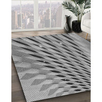 Patterned Cloud Gray Rug, pat2597gry