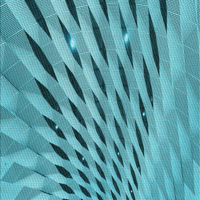 Machine Washable Transitional Dark Cyan Green Rug, wshpat2597lblu