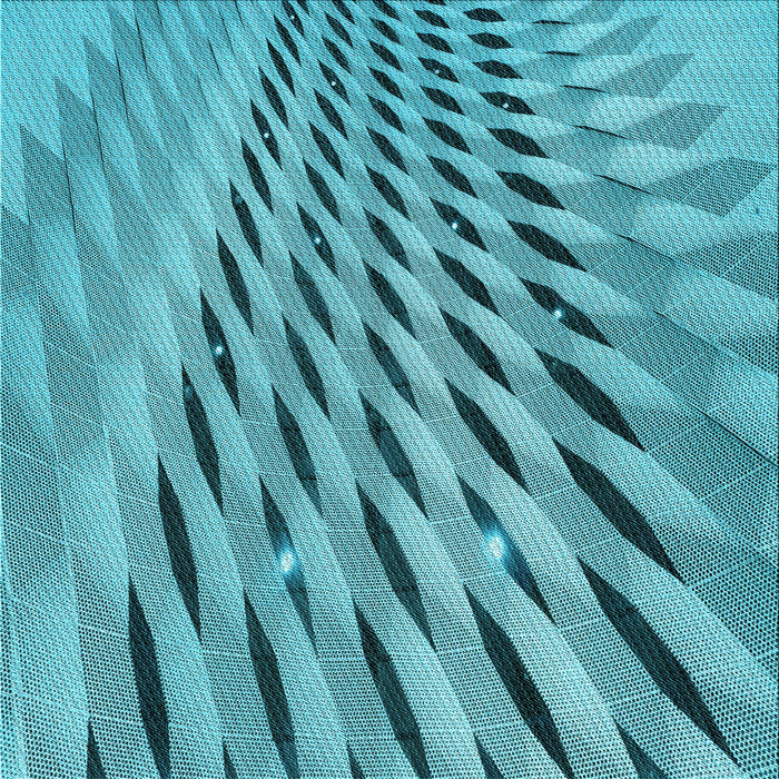 Round Machine Washable Transitional Dark Cyan Green Rug, wshpat2597lblu