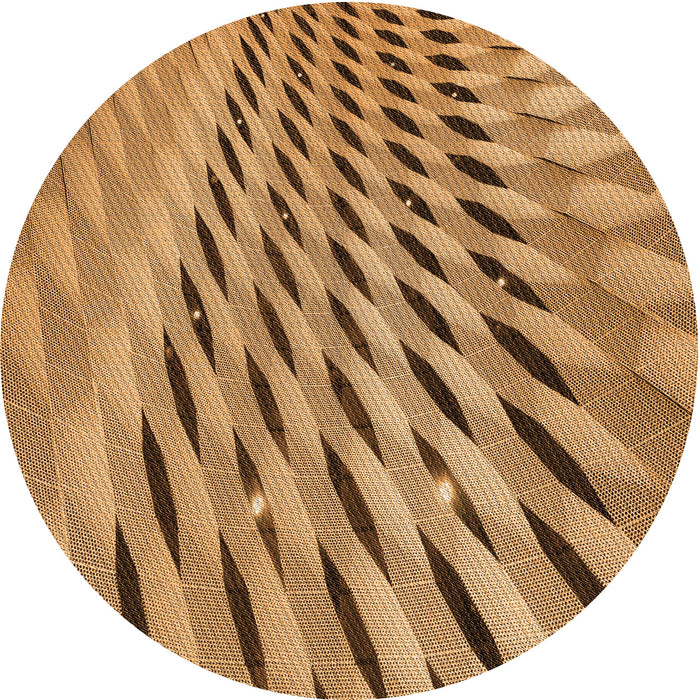 Square Machine Washable Transitional Orange Rug in a Living Room, wshpat2597org