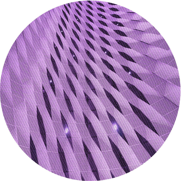 Square Machine Washable Transitional Violet Purple Rug in a Living Room, wshpat2597pur