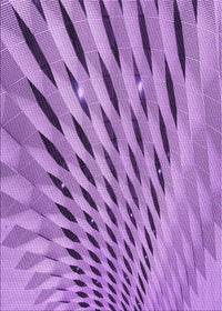 Machine Washable Transitional Violet Purple Rug, wshpat2597pur
