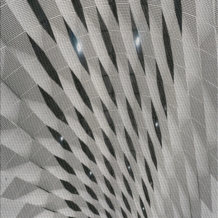 Patterned Black Novelty Rug, pat2597