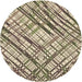 Square Patterned Coffee Brown Rug, pat2598brn