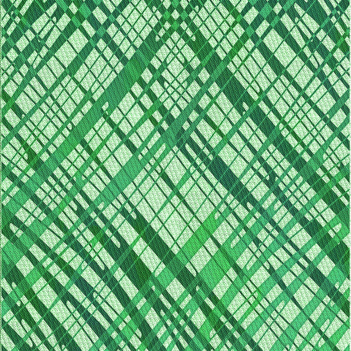 Patterned Green Rug, pat2598grn
