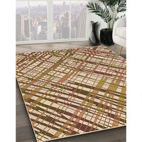 Patterned Saddle Brown Rug, pat2598org