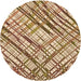 Square Machine Washable Transitional Saddle Brown Rug in a Living Room, wshpat2598org