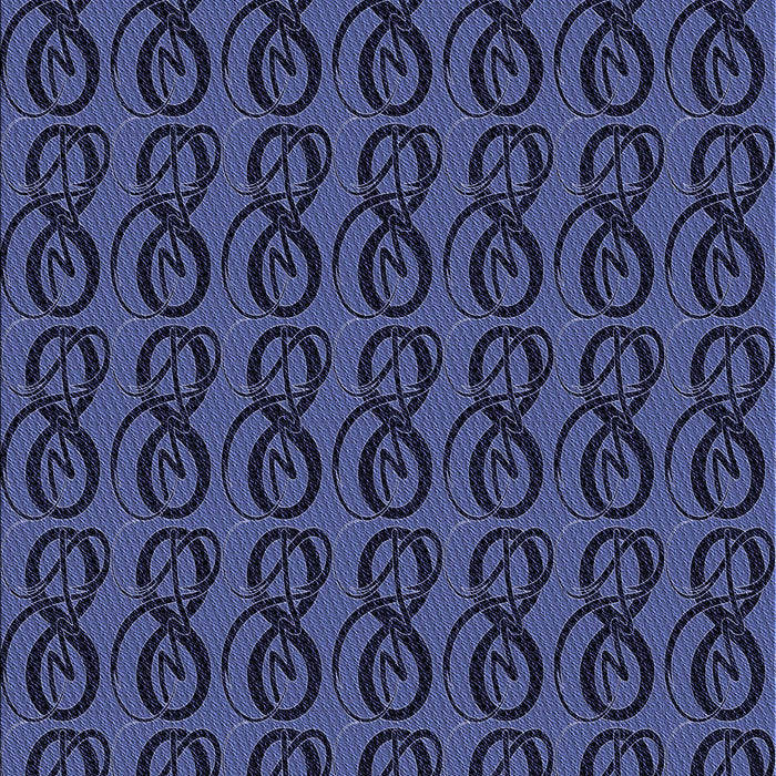 Patterned Royal Blue Rug, pat26blu