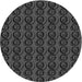 Square Patterned Midnight Gray Rug, pat26gry