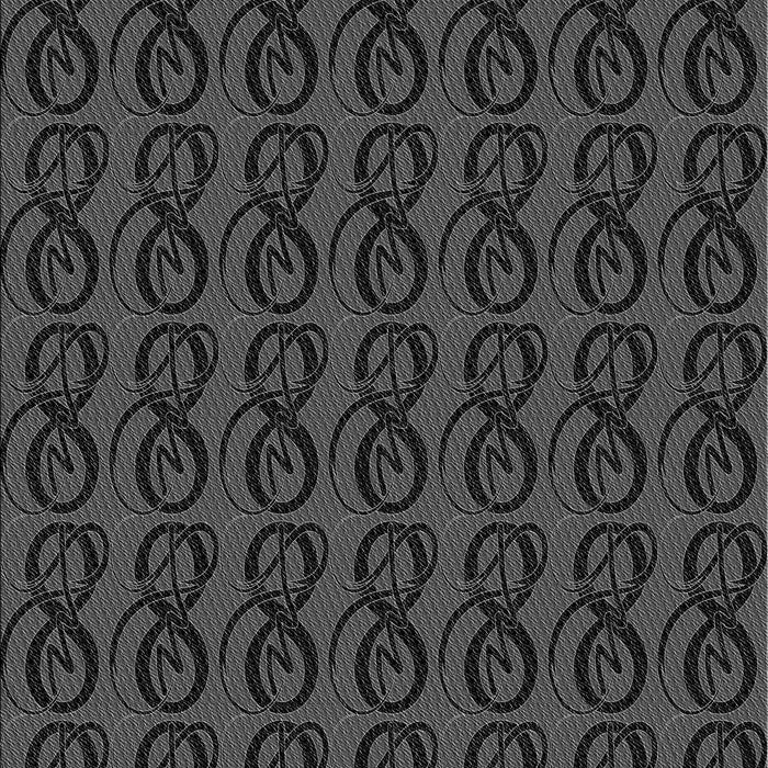 Machine Washable Transitional Midnight Gray Rug, wshpat26gry