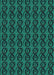 Machine Washable Transitional Deep Teal Green Rug, wshpat26lblu