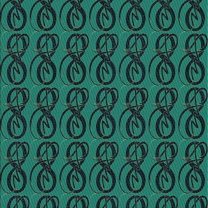 Machine Washable Transitional Deep Teal Green Rug, wshpat26lblu