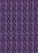 Machine Washable Transitional Dark Purple Rug, wshpat26pur