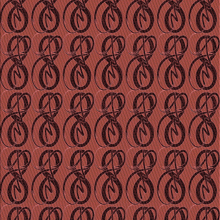 Patterned Red Rug, pat26rd