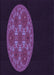 Patterned Deep Purple Rug, pat260pur