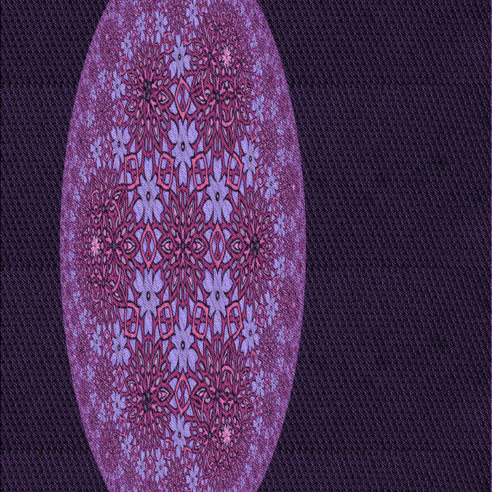 Patterned Deep Purple Rug, pat260pur