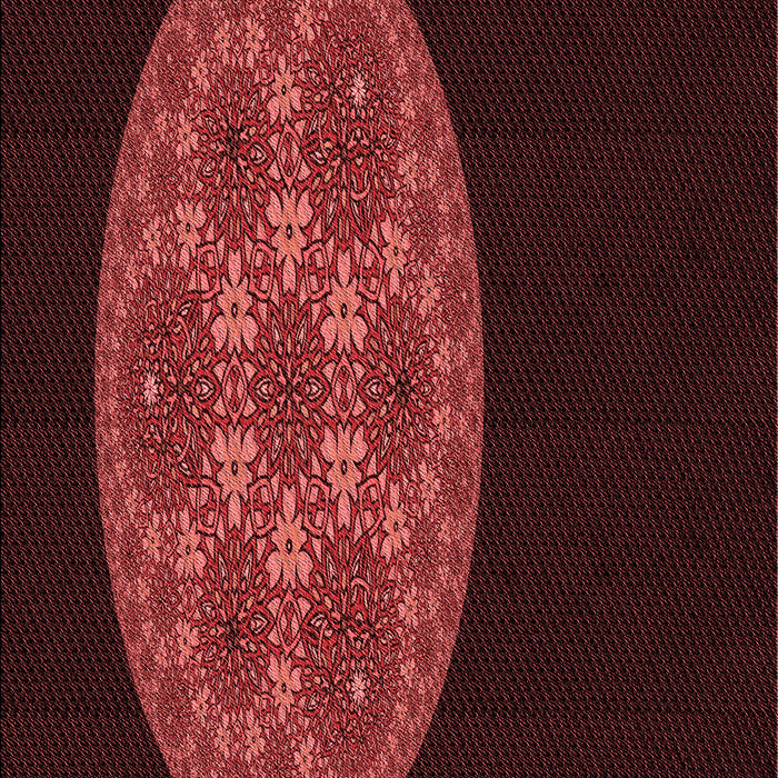 Machine Washable Transitional Fire Brick Red Rug, wshpat260rd