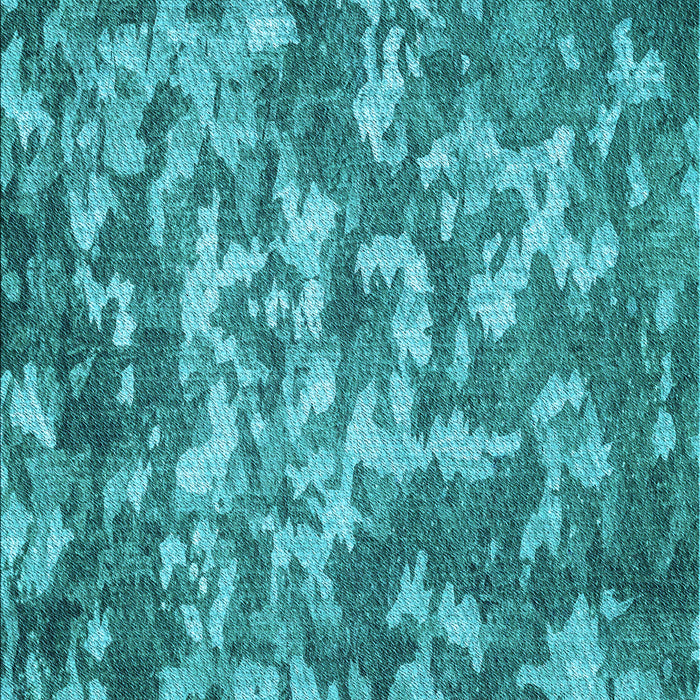 Patterned Teal Green Rug, pat2600lblu