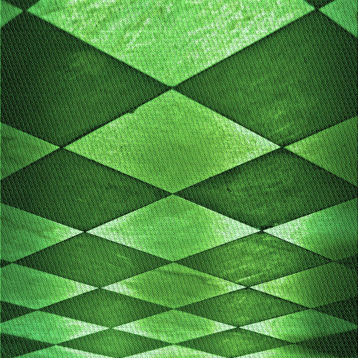 Patterned Deep Emerald Green Rug, pat2601grn