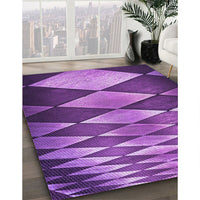 Patterned Purple Rug, pat2601pur