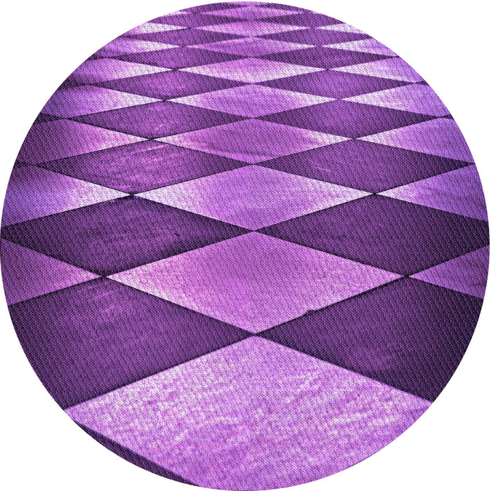 Square Machine Washable Transitional Purple Rug in a Living Room, wshpat2601pur