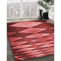 Patterned Red Rug, pat2601rd