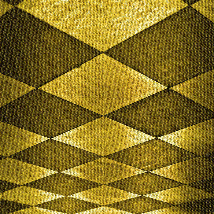 Patterned Yellow Rug, pat2601yw