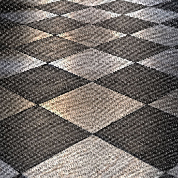 Patterned Rosy Brown Pink Novelty Rug, pat2601