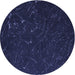 Square Patterned Deep Periwinkle Purple Rug, pat2602blu