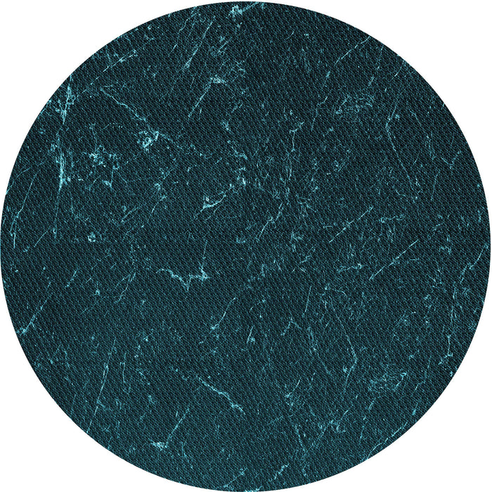 Square Patterned Teal Green Rug, pat2602lblu