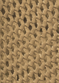 Machine Washable Transitional Saddle Brown Rug, wshpat2603brn