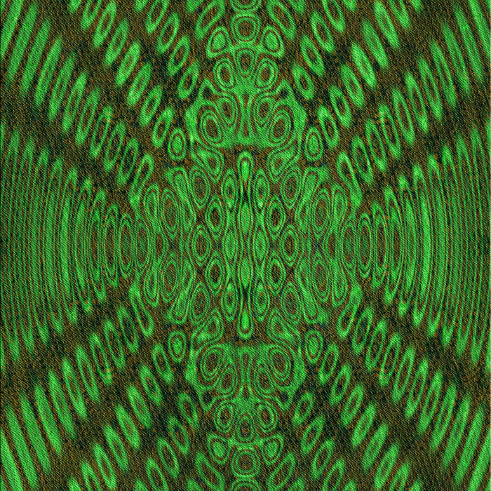 Patterned Dark Forest Green Rug, pat2604grn