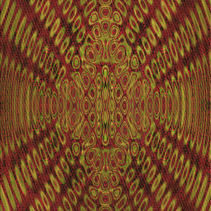 Patterned Crimson Red Rug, pat2604org