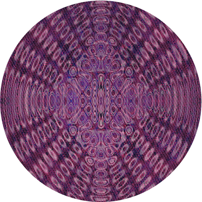 Square Machine Washable Transitional Pink Plum Purple Rug in a Living Room, wshpat2604pur