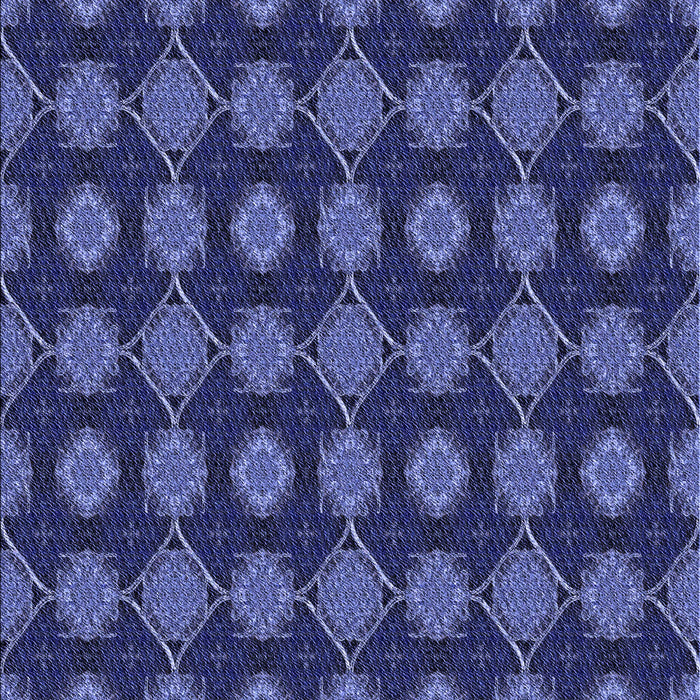 Patterned Denim Dark Blue Rug, pat2605blu