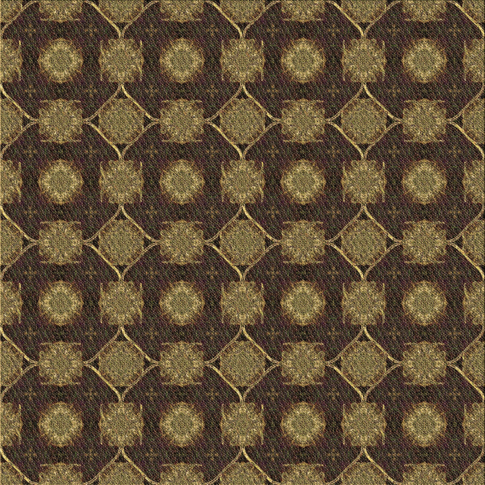 Round Machine Washable Transitional Light Brown Rug, wshpat2605brn
