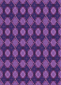 Machine Washable Transitional Purple Rug, wshpat2605pur