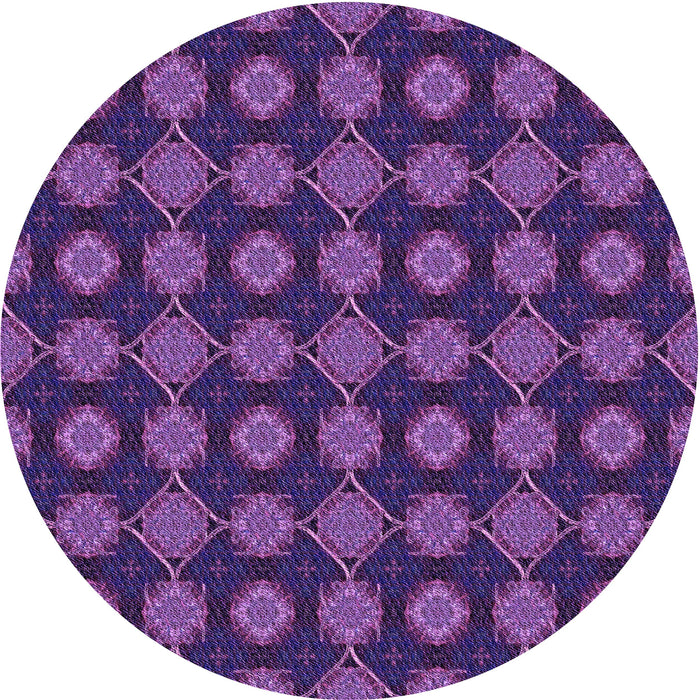 Square Machine Washable Transitional Purple Rug in a Living Room, wshpat2605pur