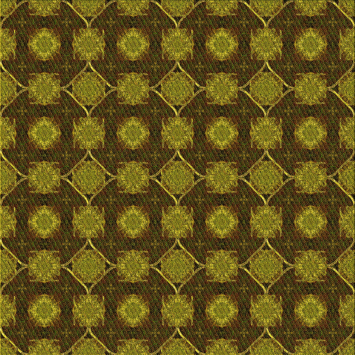 Round Patterned Red Rug, pat2605yw