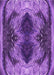 Machine Washable Transitional Purple Rug, wshpat2606pur