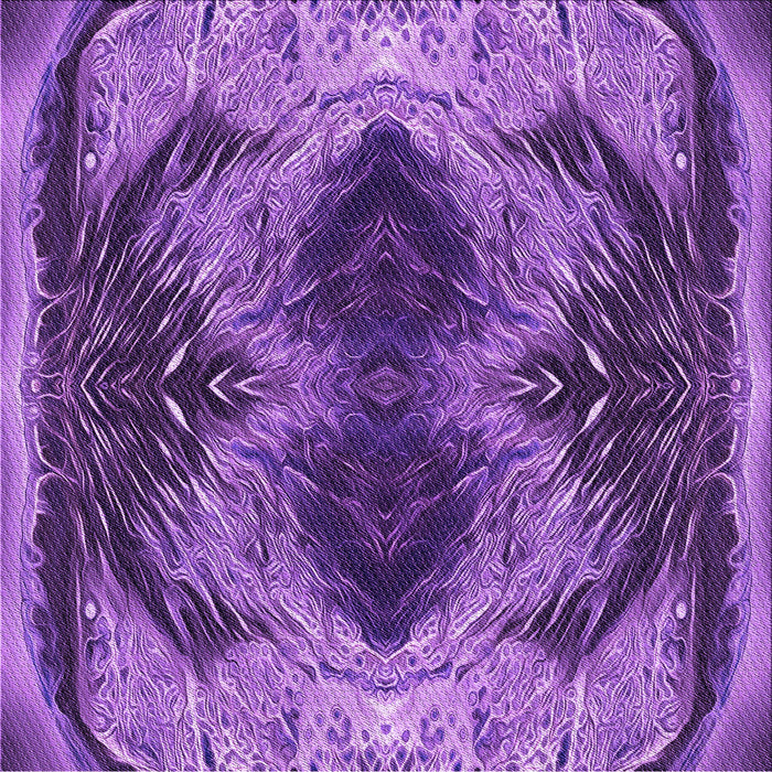 Round Machine Washable Transitional Purple Rug, wshpat2606pur