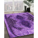 Machine Washable Transitional Purple Rug in a Family Room, wshpat2606pur