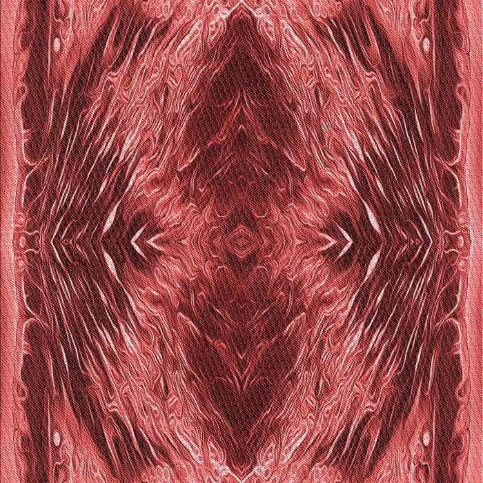 Patterned Red Rug, pat2606rd