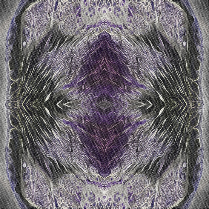 Square Patterned Dark Gray Novelty Rug, pat2606