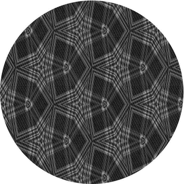 Square Machine Washable Transitional Ash Gray Rug in a Living Room, wshpat2607gry