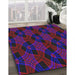 Machine Washable Transitional Purple Rug in a Family Room, wshpat2607