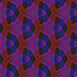 Square Patterned Purple Novelty Rug, pat2607